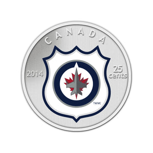 2014 25-CENT NHL COIN AND STAMP GIFT SET WINNIPEG JETS