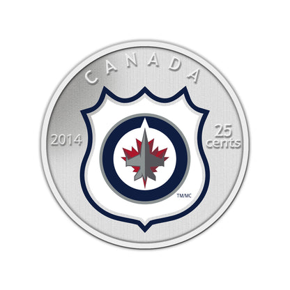 2014 25-CENT NHL COIN AND STAMP GIFT SET WINNIPEG JETS