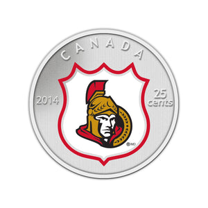 2014 25-CENT NHL COIN AND STAMP GIFT SET OTTAWA SENATORS