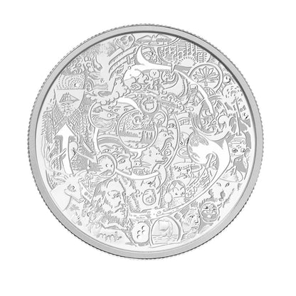 2014 2oz $30 CANADIAN CONTEMPORARY ART FINE SILVER COIN