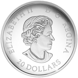 2017 1oz $20 CANADIAN HONOURS 45TH ANNIVERSARY OF THE CROSS OF VALOUR FINE SILVER COIN