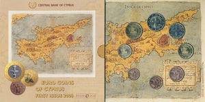 2008 EURO COINS OF CYPRUS FIRST ISSUE COIN SET