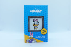 2021 1oz $2 FINE SILVER DAISY DUCK