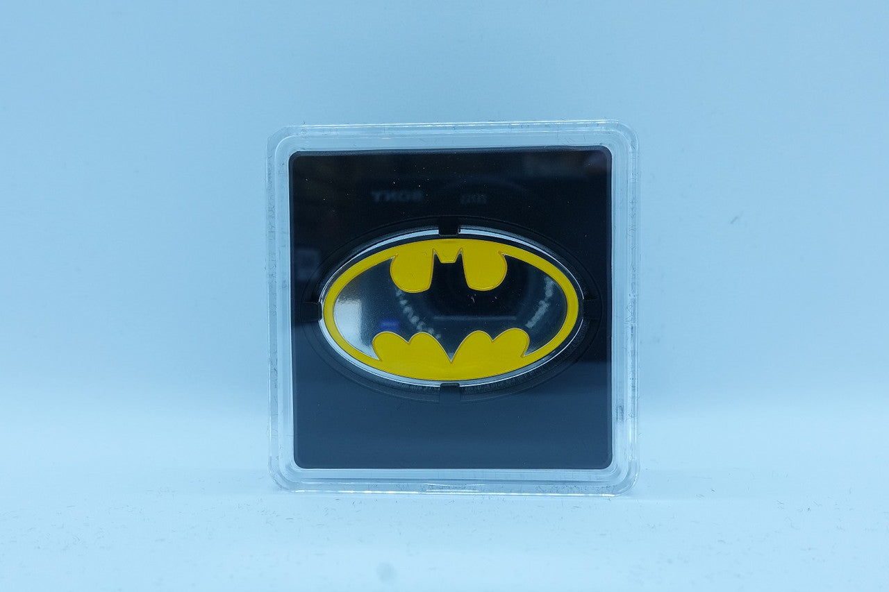 2021 1oz $2 BATMAN LOGO FINE SILVER COIN