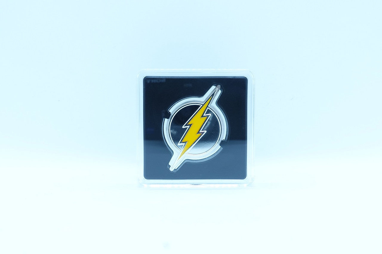 2021 1oz $2 THE FLASH LOGO FINE SILVER COIN