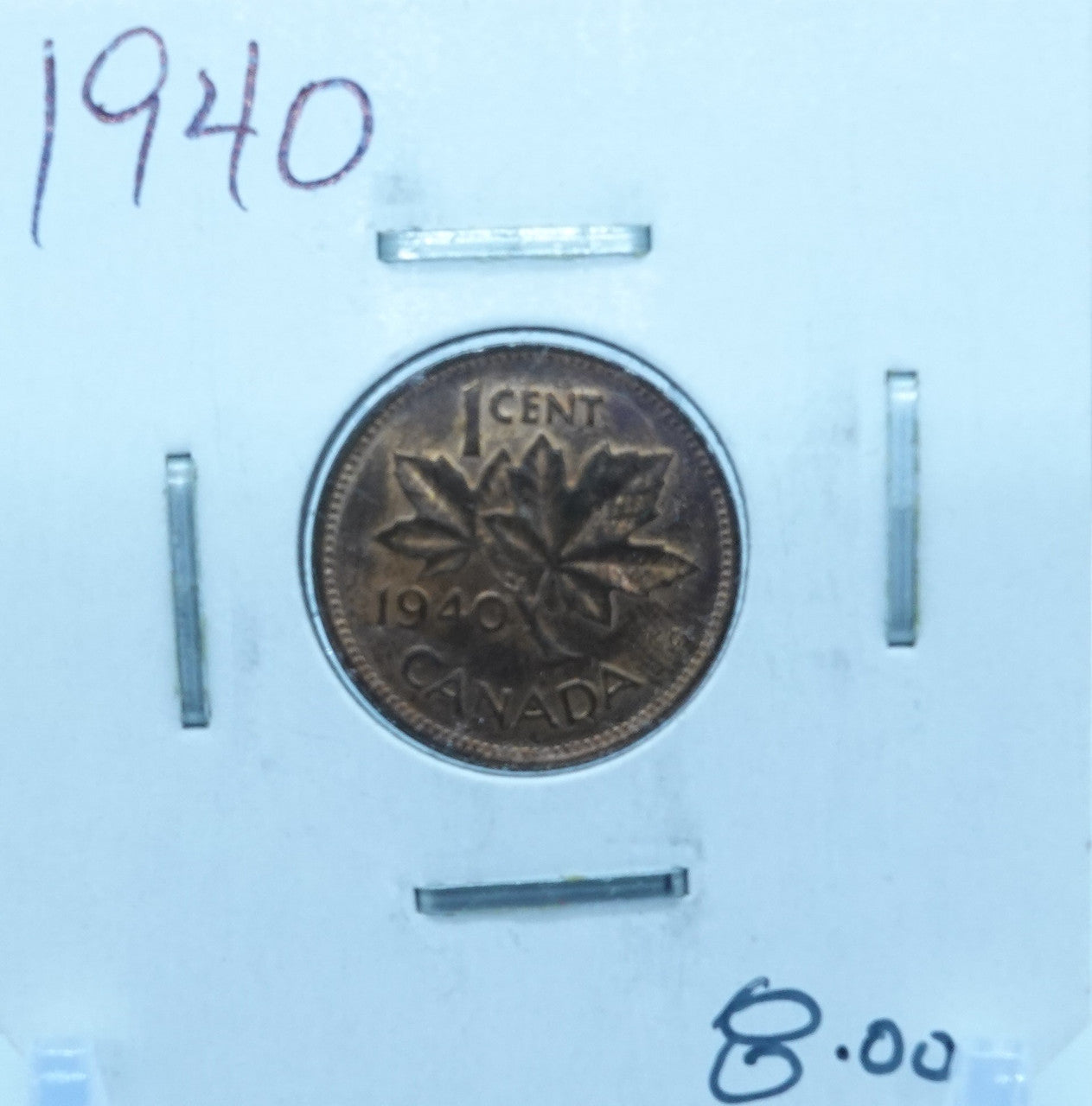 1940 CANADA CIRCULATION ONE CENT - UNGRADED