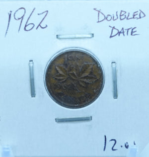 1962 CANADA CIRCULATION ONE CENT - UNGRADED