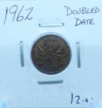 1962 CANADA CIRCULATION ONE CENT - UNGRADED