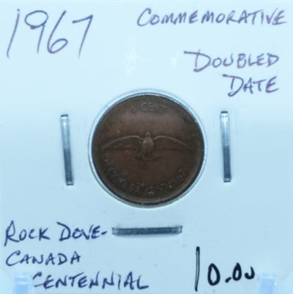 1967 CANADA CIRCULATION ONE CENT - UNGRADED