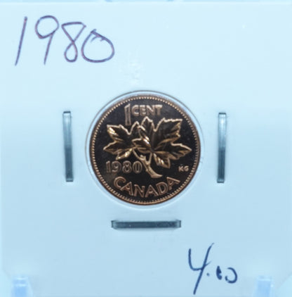 1980 CANADA CIRCULATION ONE CENT - UNGRADED