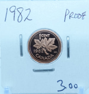 1982 CANADA CIRCULATION ONE CENT - UNGRADED (2619)