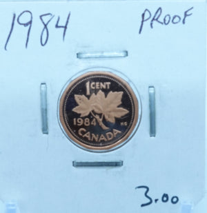 1984 CANADA CIRCULATION ONE CENT - UNGRADED