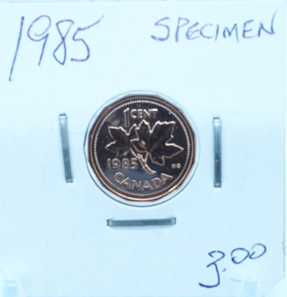 1985 CANADA CIRCULATION ONE CENT - UNGRADED