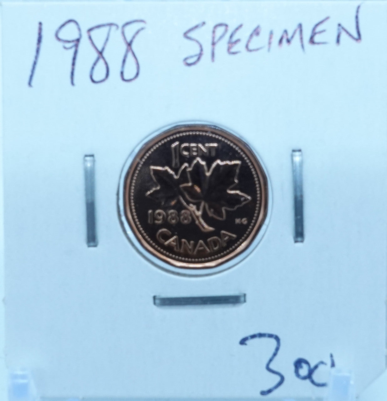 1988 CANADA CIRCULATION ONE CENT - UNGRADED