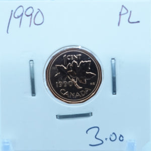 1990 CANADA CIRCULATION ONE CENT - UNGRADED