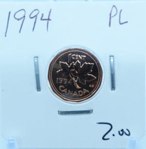 1994 CANADA CIRCULATION ONE CENT - UNGRADED
