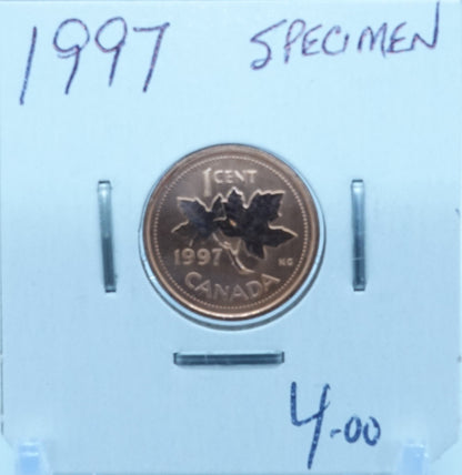 1997 CANADA CIRCULATION ONE CENT - UNGRADED