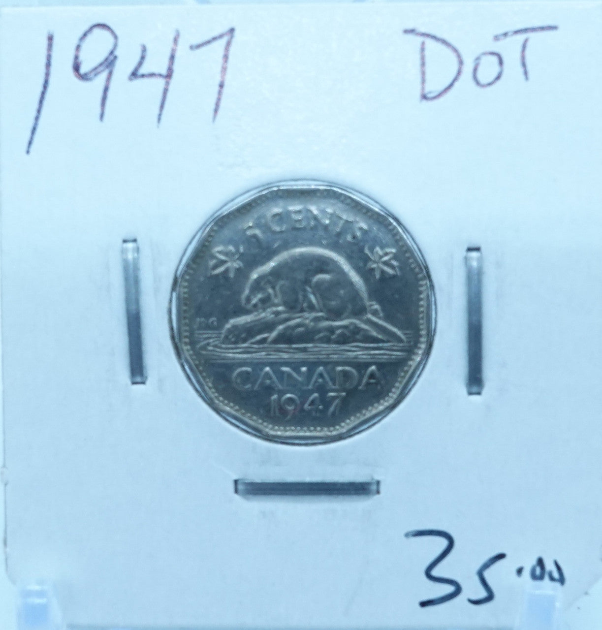 1947 CANADA CIRCULATION FIVE CENTS - UNGRADED