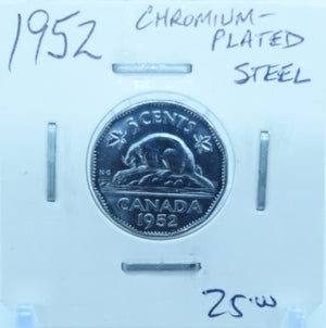 1952 CANADA CIRCULATION FIVE CENTS - UNGRADED