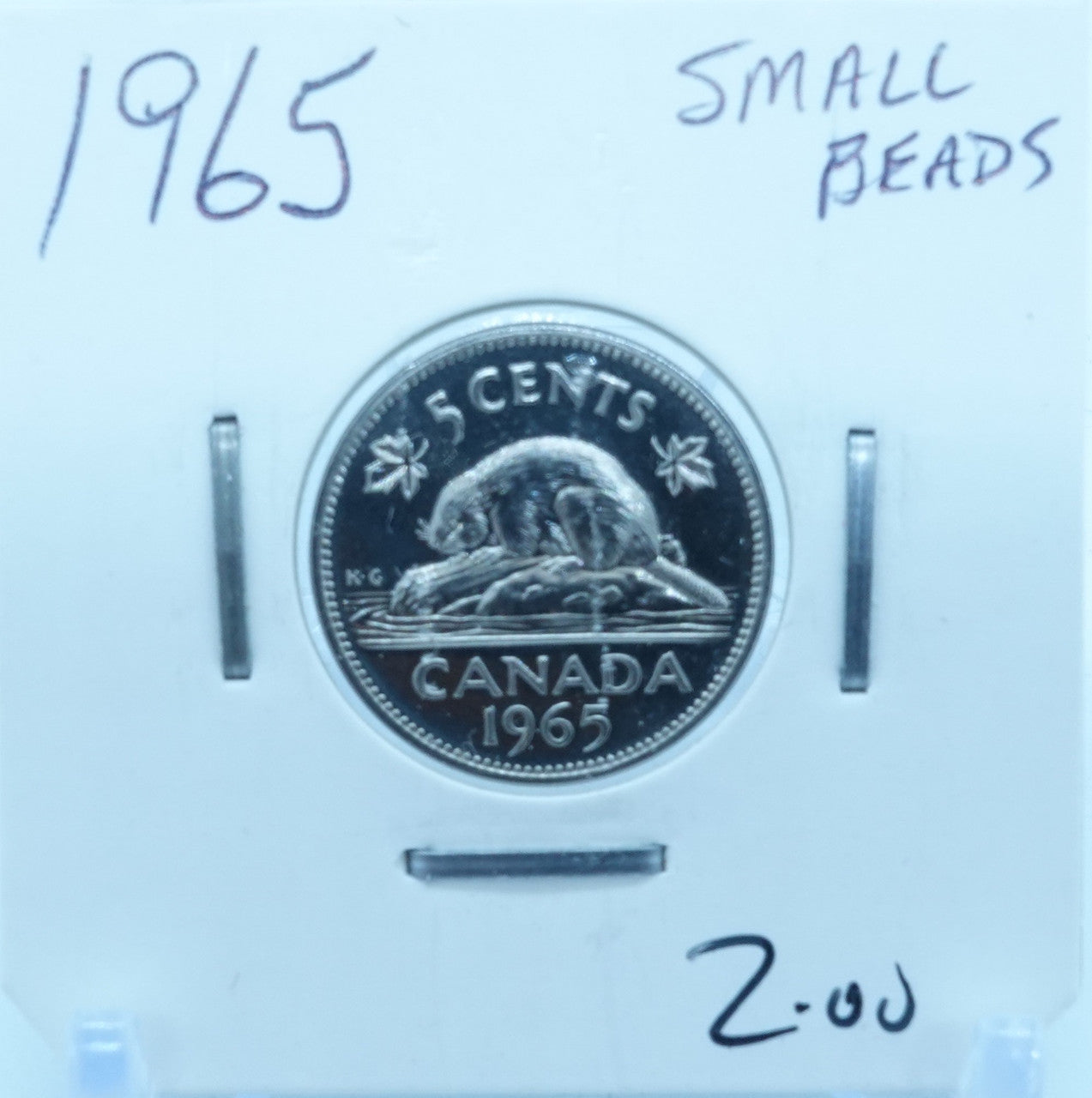 1965 CANADA CIRCULATION FIVE CENTS - UNGRADED