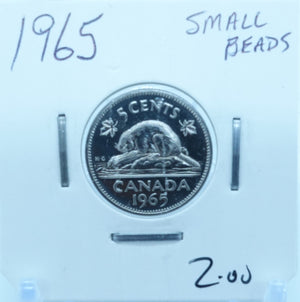 1965 CANADA CIRCULATION FIVE CENTS - UNGRADED