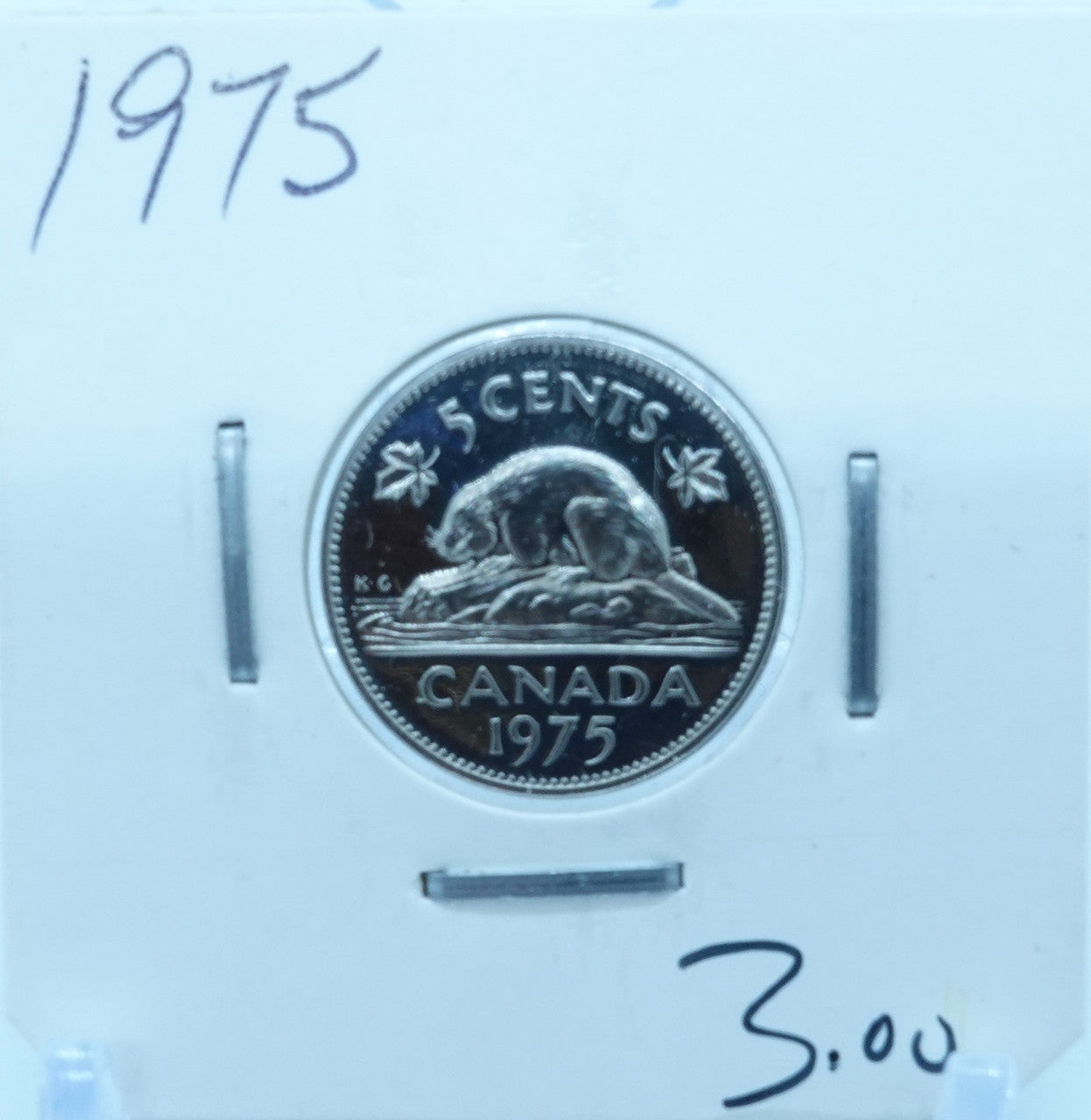 1975 CANADA CIRCULATION FIVE CENTS - UNGRADED