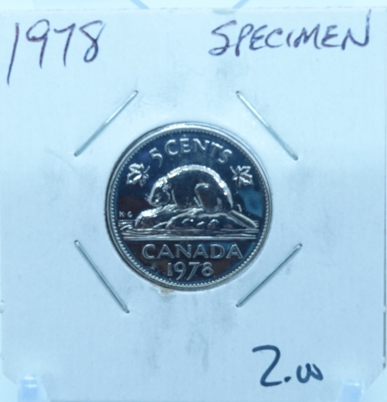 1978 CANADA CIRCULATION FIVE CENTS - UNGRADED