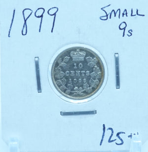 1899 CANADA CIRCULATION TEN CENTS - UNGRADED (2419)