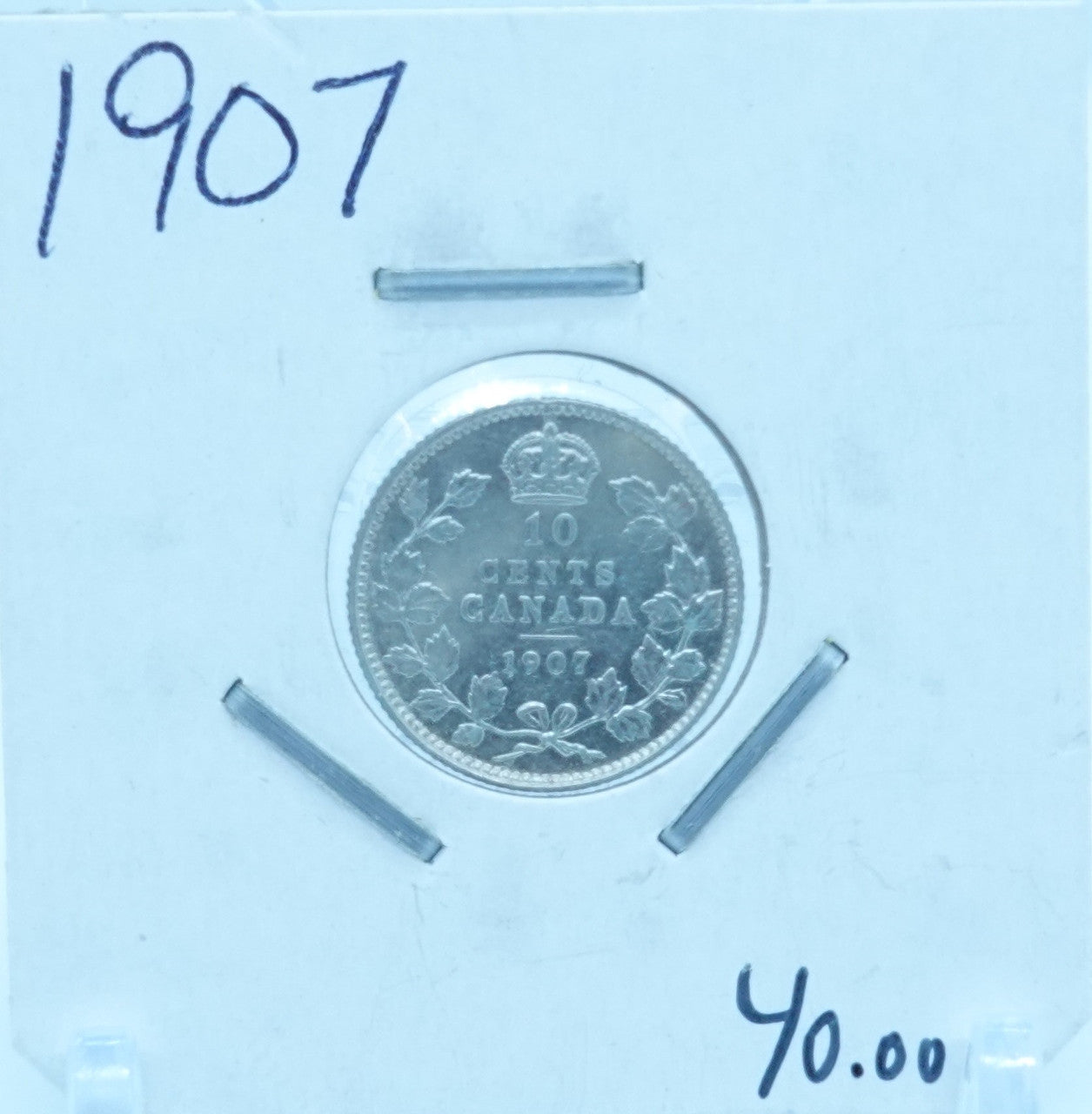 1907 CANADA CIRCULATION TEN CENTS - UNGRADED
