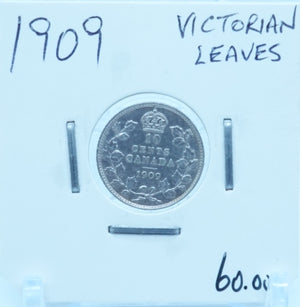 1909 CANADA CIRCULATION TEN CENTS - UNGRADED