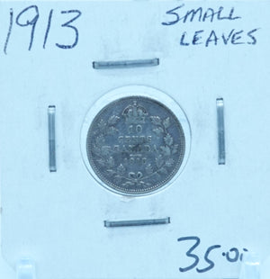 1913 CANADA CIRCULATION TEN CENTS - UNGRADED