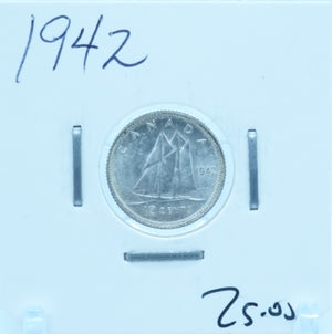1942 CANADA CIRCULATION TEN CENTS - UNGRADED
