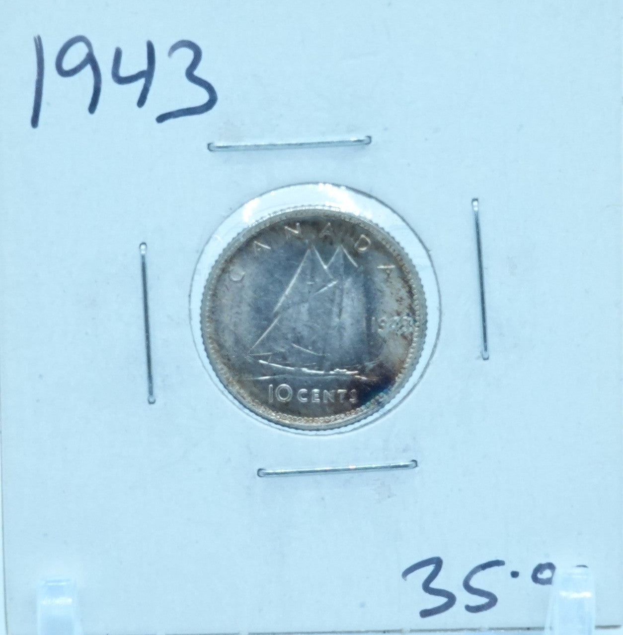 1943 CANADA CIRCULATION TEN CENTS - UNGRADED