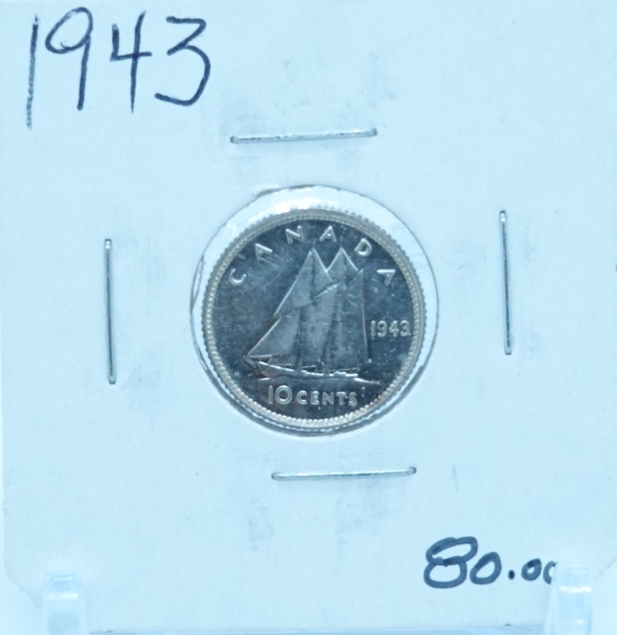 1943 CANADA CIRCULATION TEN CENTS - UNGRADED (2442)