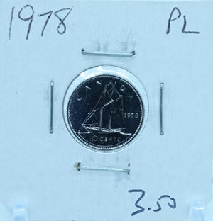 1978 CANADA CIRCULATION TEN CENTS - UNGRADED
