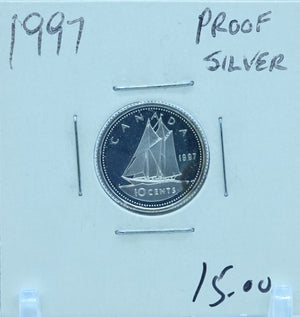 1997 CANADA CIRCULATION TEN CENTS - UNGRADED