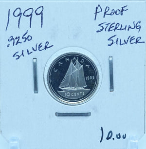 1999 CANADA CIRCULATION TEN CENTS - UNGRADED (2481)