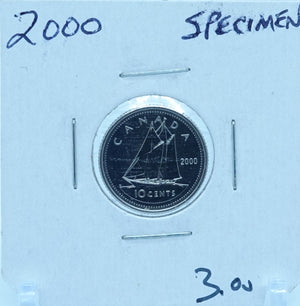 2000 CANADA CIRCULATION TEN CENTS - UNGRADED
