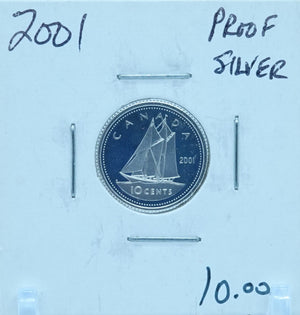 2001 CANADA CIRCULATION TEN CENTS - UNGRADED (2486)