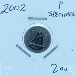 2002 CANADA CIRCULATION TEN CENTS - UNGRADED