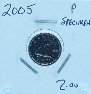 2005 CANADA CIRCULATION TEN CENTS - UNGRADED