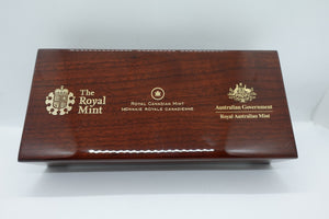 2012 THE QUEEN'S DIAMOND JUBILEE ROYAL SILVER SET 3-PIECE COIN COLLECTION (2.5oz total)