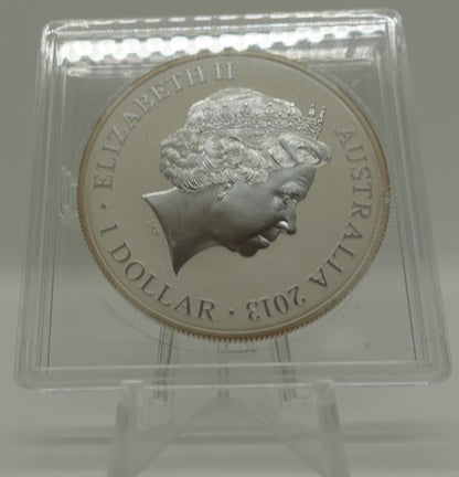 E-TRANSFER ONLY - 2013 1oz AUSTRALIAN KANGAROO FINE SILVER
