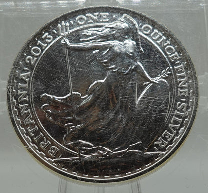 E-TRANSFER ONLY - 2013 1oz BRITANNIA FINE SILVER