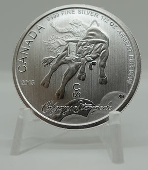 E-TRANSFER ONLY - 2015 $2 1/2oz CALGARY STAMPEDE FINE SILVER