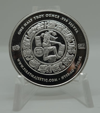 E-TRANSFER ONLY - 2012 1/2oz FIRST MAJESTIC MAYAN FINE SILVER