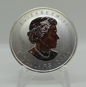 E-TRANSFER ONLY - 2014 1 1/2oz ARCTIC FOX FINE SILVER