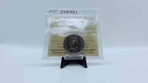 2012 CANADA CIRCULATION 25-CENT MS-65 BROCK;COLOUR