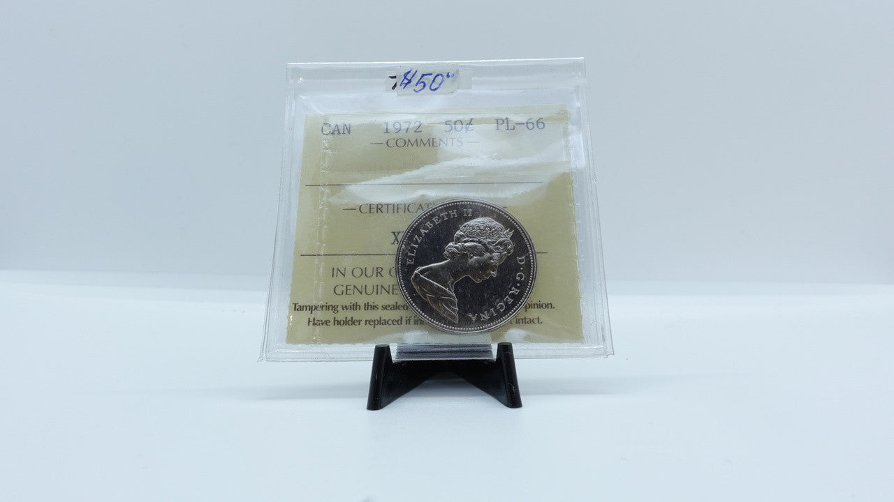 1972 CANADA CIRCULATION 50-CENT PL-66