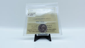1912 CANADA CIRCULATION 5-CENT SILVER EF-40